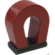 34 x 35 x 16 mm, Hufeisenmagnet, rot