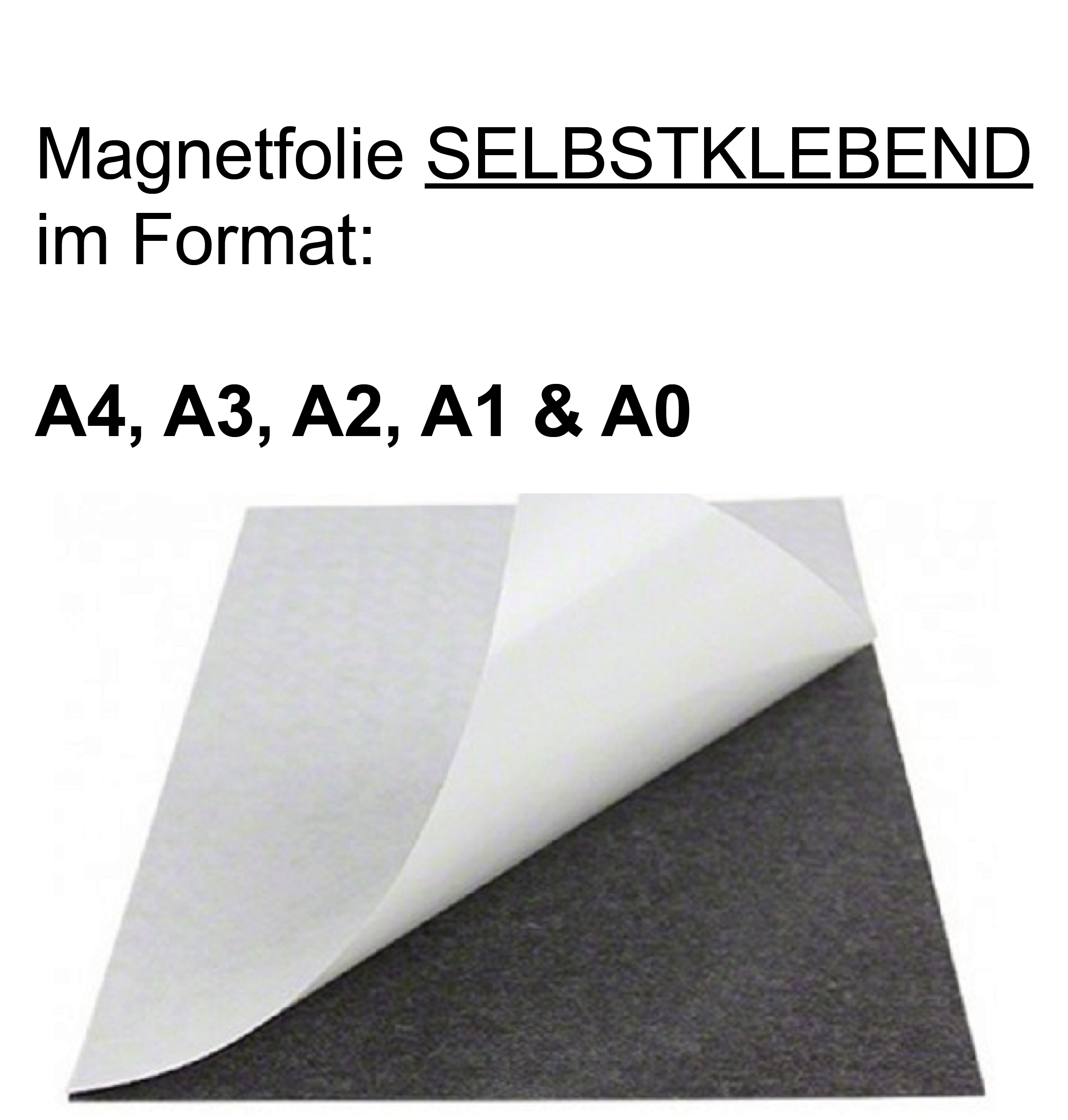 Selbstklebender DIY-Magnetaufkleber, rechteckiger Magnet