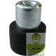 Ø 12-M4-GB, Gummierter Topfmagnet, mit Gewindebuchse