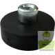 Ø 22-M4-GB, Gummierter Topfmagnet, mit Gewindebuchse