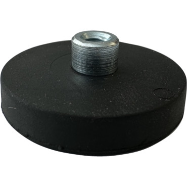 Ø 31-M4-GB, Gummierter Topfmagnet, mit Gewindebuchse