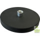 Ø 66-M6-GB, Gummierter Topfmagnet, mit Gewindebuchse
