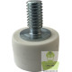 Gummierter Topfmagnet mit Aussengewinde ø 12 mm