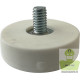 Gummierter Topfmagnet mit Aussengewinde ø 22 mm