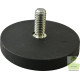 Gummierter Topfmagnet mit Aussengewinde ø 43 mm