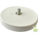 Gummierter Topfmagnet mit Aussengewinde ø 43 mm