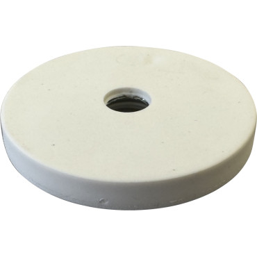 Ø 43-BS, Gummierter Topfmagnet, mit Bohrung und Senkung