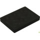 43x31-2xM4-IG, Gummierter Magnet, 2 x Innengewinde, 43 x 31 mm