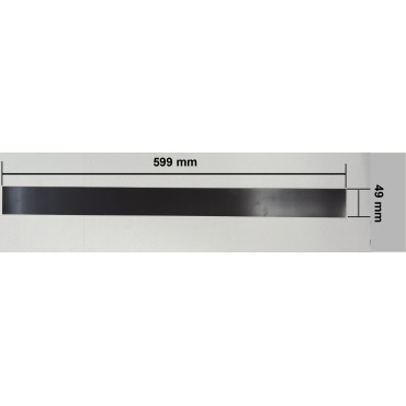 SOND* Magnetfolie selbstklebend, 49 x 599 mm
