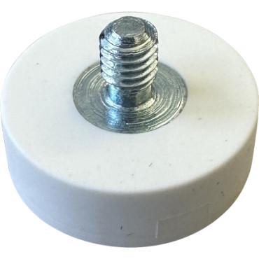 Gummierter Topfmagnet mit Aussengewinde ø 18 mm