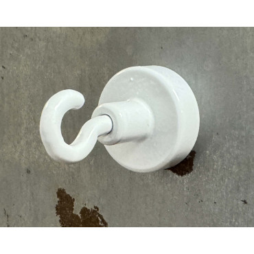 Deckenmagnet Ø 16 mm weiss