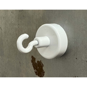 Deckenmagnet Ø 20 mm weiss