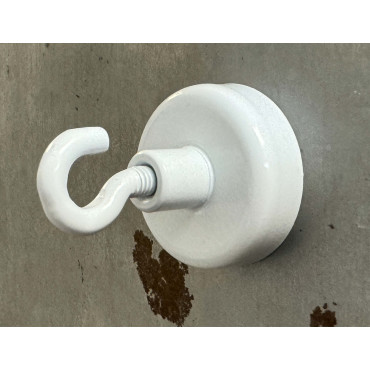 Deckenmagnet Ø 25 mm weiss