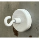 Ø 32 mm, Hakenmagnet weiss