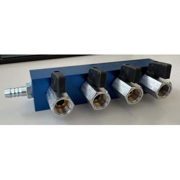 Mehrfachverteiler 3/8", magnetisch