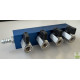 Mehrfachverteiler 1/4", magnetisch