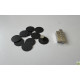 Magnethaftende & selbstklebende Kreise Ø 15 mm