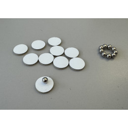 Magnethaftende & selbstklebende Kreise Ø 15 mm