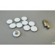 Magnethaftende & selbstklebende Kreise Ø 15 mm