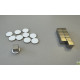 Magnethaftende & selbstklebende Kreise Ø 15 mm