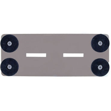 Autonummer Magnethalter INOX www.megamagnete.ch
