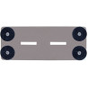 Autonummer Magnethalter INOX www.megamagnete.ch