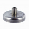 Flachtopf-Magnet INOX