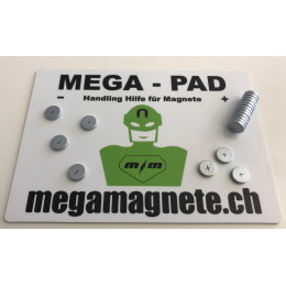 MEGA-PAD Magnet-Hilfe
